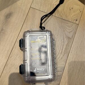 OtterBox Transparent Protective Waterproof Case with Black Latch
